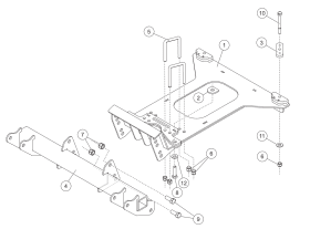 35176 CFMOTO UFORCE 1000 HD UTV Mount Kit Western/Fisher/SnowEx