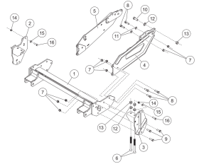 33219 2025+ Isuzu N-Series Diesel Western / SnowEx Mount Kit UT/UC