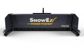 10'-16' x30" Snowex Power Pusher Pro Box Hydraulic-Wing Trace Technology Skid Loader Pusher Plows Box 