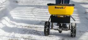 Snowex walk behind spreader