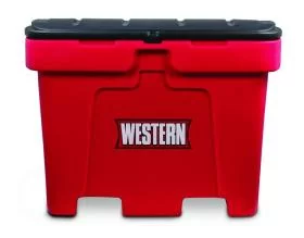 74075 Western tote Salt Storage Box 18 Cu Ft Red