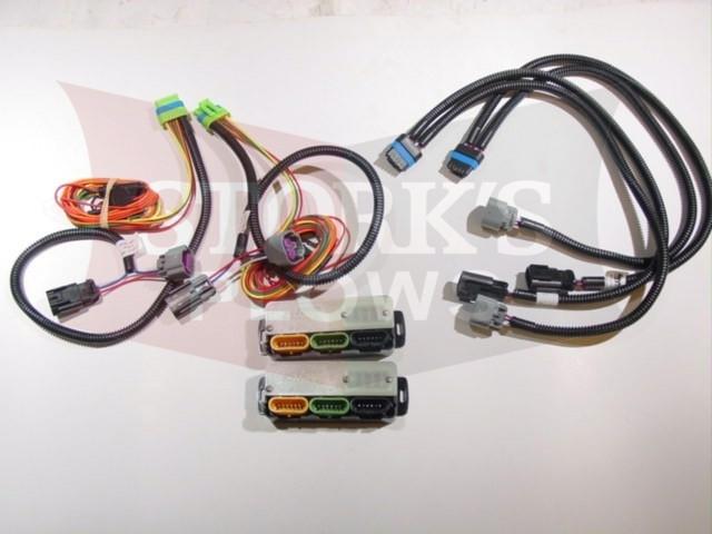 Meyer 07813 Nite Saber Headlight Adapter Kit 2017-2019 Ford F-Series Quad H13 Lights