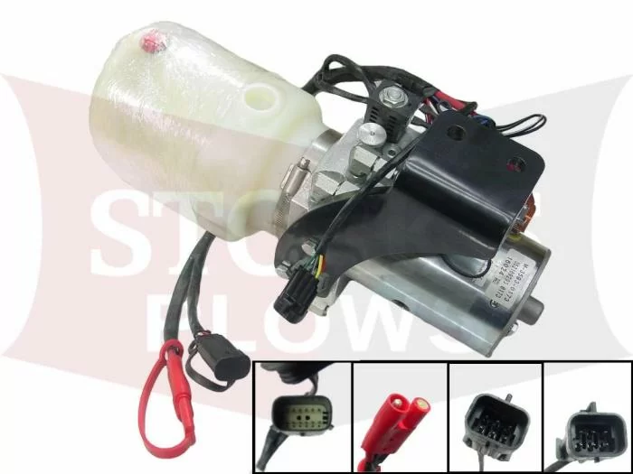 16027 E73 Horizontal Electro-Lift 12V Meyer Plow Pump Unit 16 Pin Harness 