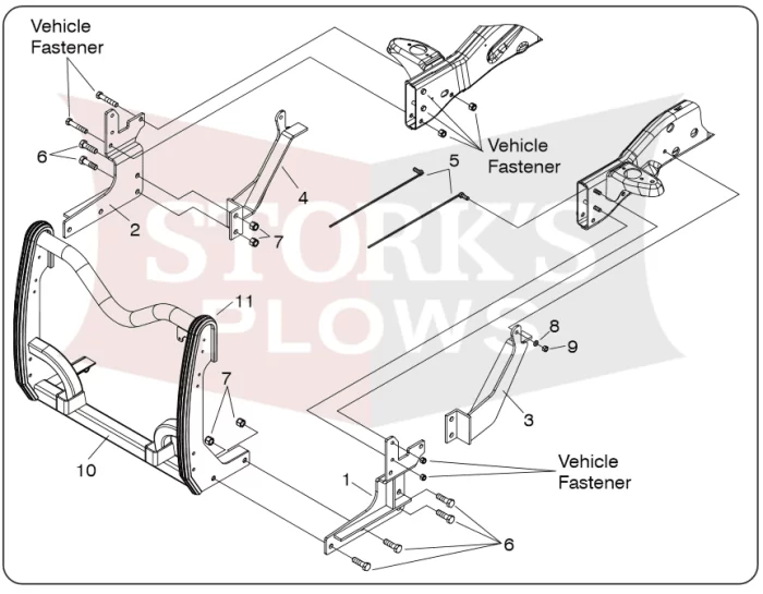 Meyer Xpress Plow Mount 17169 