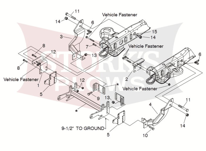 17194 Meyer EZ Plus Mount 2004+ Chevy K1500 4x4