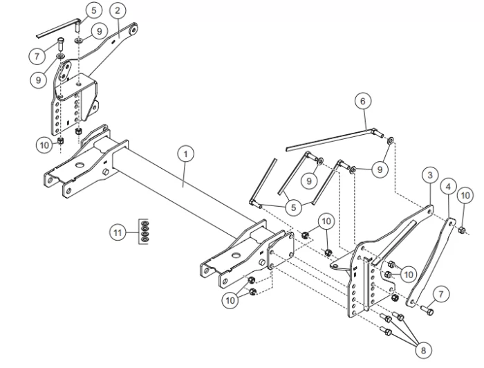 33208 2022+ Toyota Tundra Plow Mount Western Ultramount, Blizzard, SnowEx 