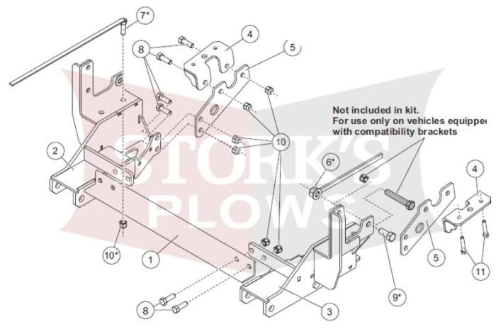33886-1 plow mount