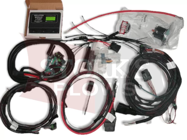 Truck Side 3 Plug Wiring Kit Western Fisher 3 port 3 Plug 
