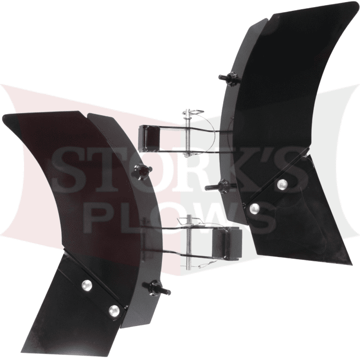 64410-1 New Black Western Pro Plus Snow Straight Blade Plow Steel Wings