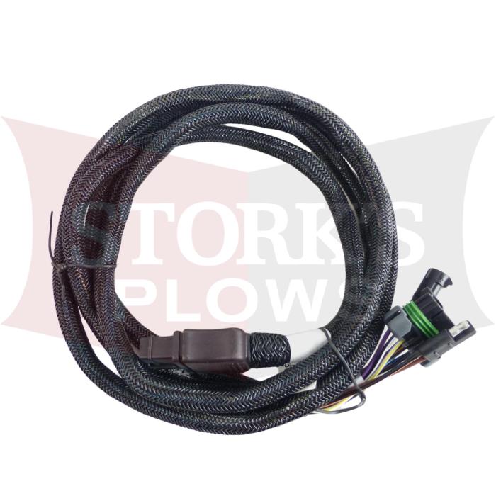 73970 11 Pin Headlight Harness Quad H13 Lights 3 Port Kit Truck Side Western Fisher Snowex Blizzard