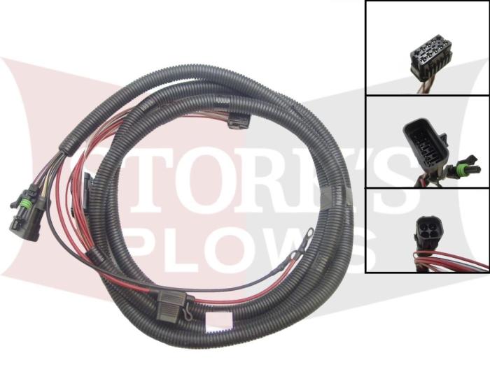 74096 Halogen / LED Light Tractor Switch Light Wiring Harness Western Fisher SnowEx