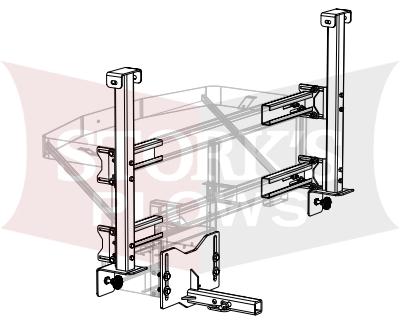 75915 Receiver Mount Salt Spreader Fisher Western 900