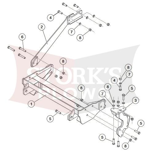 77110 plow mount
