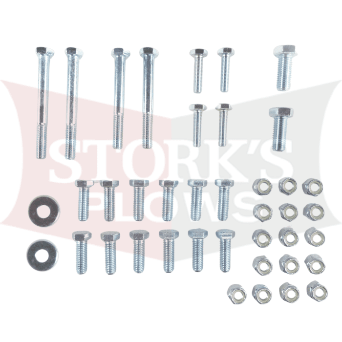 78821 Hardware Kit Bolt Bag Western Fisher Blizzard SnowEx Mount 33888 77111