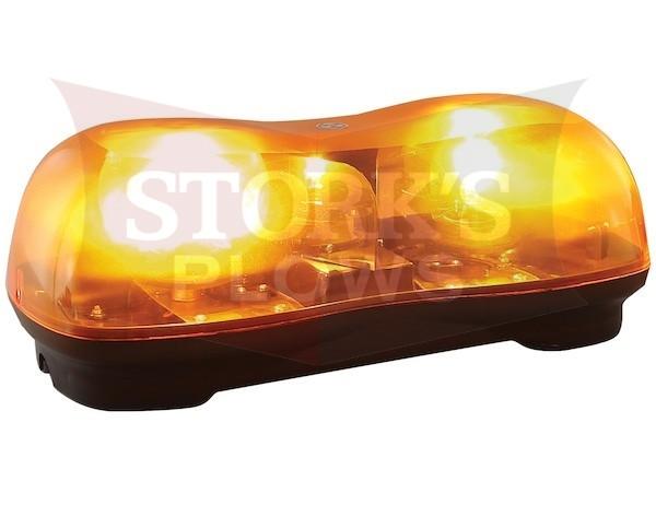 8891020 Magnetic Amber Mini Light Bar Rotating Beacon Truck Star Buyers 