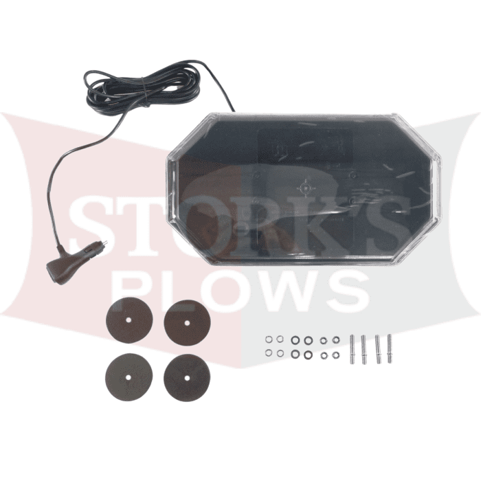 8891062 Buyers Lightbar Mini LED 15" Octagonal Lightbar - Amber / Clear
