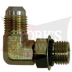 90 Elbow JIC 9/16"  O Ring Fitting Pump Cylinder Male Western Fisher Blizzard SnowEx Snoway Snowwolf