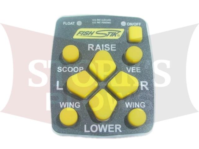 96449 Fisher EZ-V Handheld Control Key Pad and Circuit Board 9800