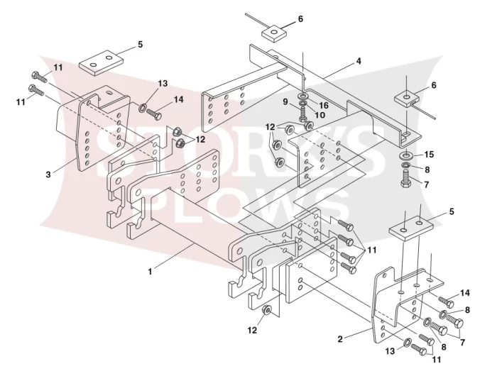 diagram for  Mount 99100551