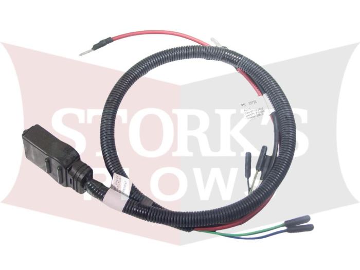 99738 Western Fisher Gas / Hydraulic Model Striker Steel-Caster Spreader Side Accessory Cable Assembly 