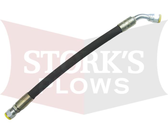B60273 Blizzard (760 800 860 SW PP) Hydraulic Hose Straight /45° 3/8" x 17" Raise/Lower 
