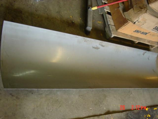 weld on plow skin 7'