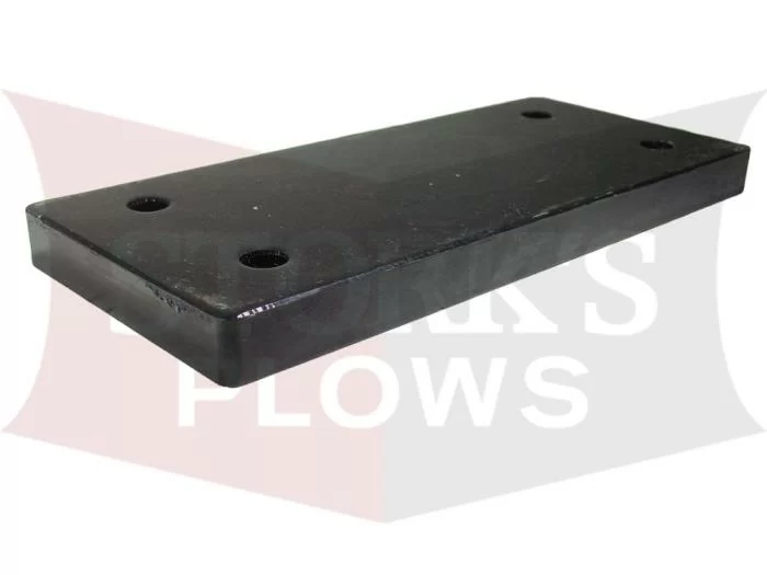 10209 Aftermarket Polyurethane Arctic Sectional Pusher Box Rubber Block HD Plow