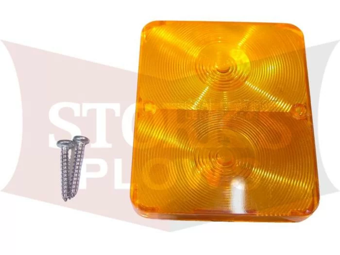 Amber Park / Turn Lens With Fasteners - Western 49202 Fisher