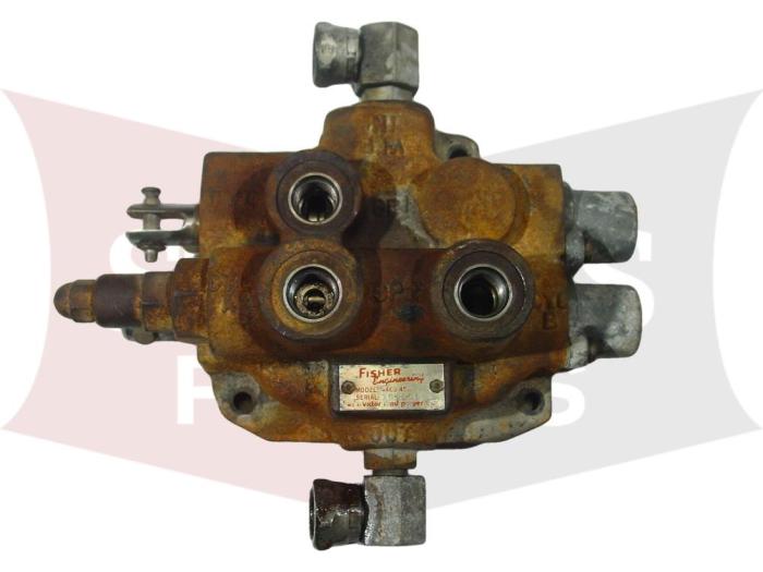 USED A4460 Genuine Fisher Belt Drive Under Hood 7 Way Control Valve 4000 PSI Cable Operated 4465-45