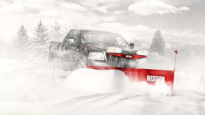Western half ton snowplow 
