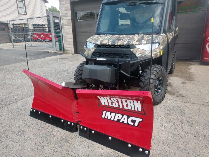 Western Impact UTV V Blade 6' Snow Plow Kubota RTV 900 RTV1100 Bobcat John Deere Polaris Kawasaki