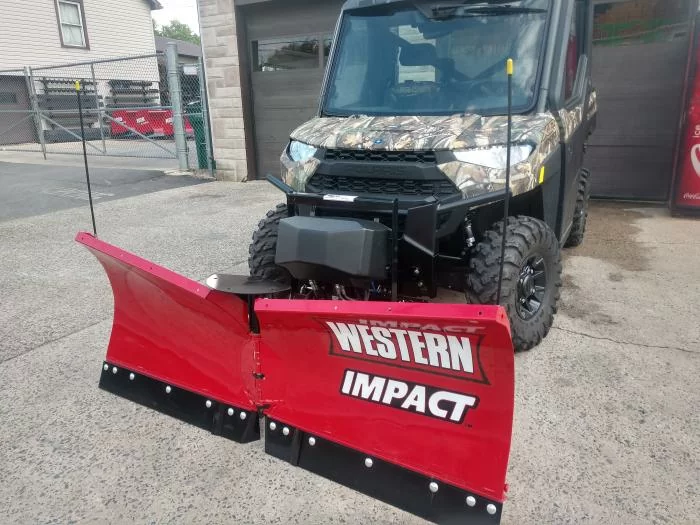 Western Impact UTV V Blade 6' Snow Plow Kubota RTV 900 RTV1100 Bobcat John Deere Polaris Kawasaki