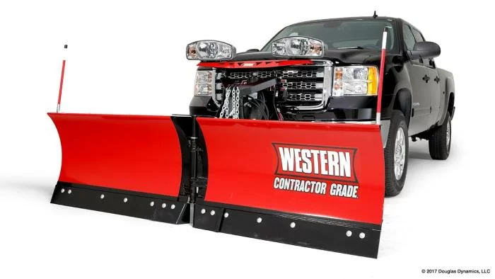 Western MVP Plus 9 1/2 (9 6) Poly V-Plow Ultramount Snow Plow