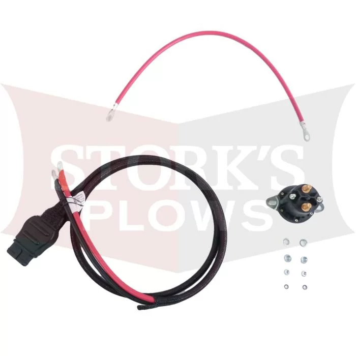 Western / Fisher Truck Side Power and Ground Cables Motor Relay Unimount 