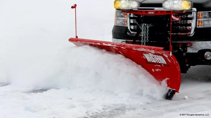 steel western snow plow
