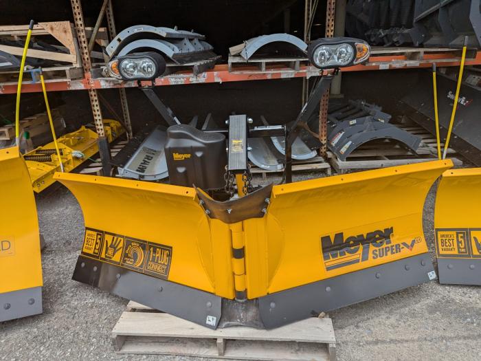 New 7'6 LD Meyer Super V Plow Light-Duty Half-Ton Pickup Round plug Wiring 