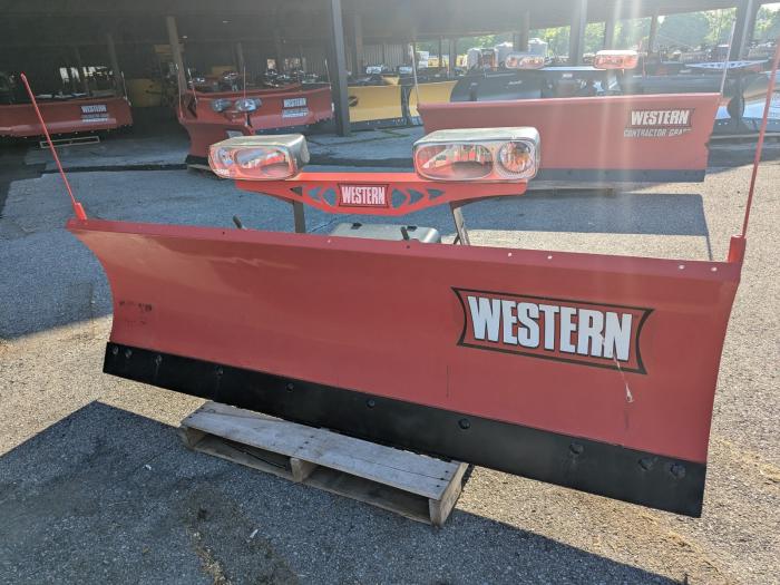 Used Western HTS Half-Ton 7 1/2 Steel Snow Plow Ultramount F150 1500 Chevy Dodge