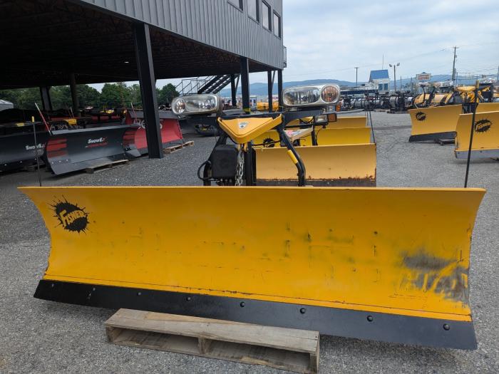 Used 8' HD2 Fisher MM2 2 Plug Fleet Flex Truck Used Plow Complete Setup Snow Plow Minute Mount