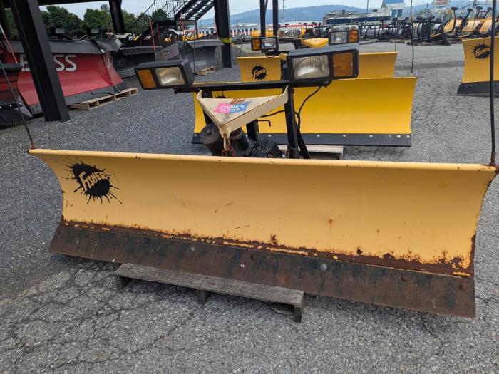 6'9 Fisher MM1, 2 Plug SUV Used Plow Complete Setup Snow Plow Minute Mount