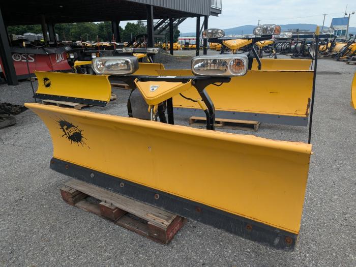 Used 6'9 SD Fisher MM2 Fleet Flex Complete Setup Snow Plow Minute Mount