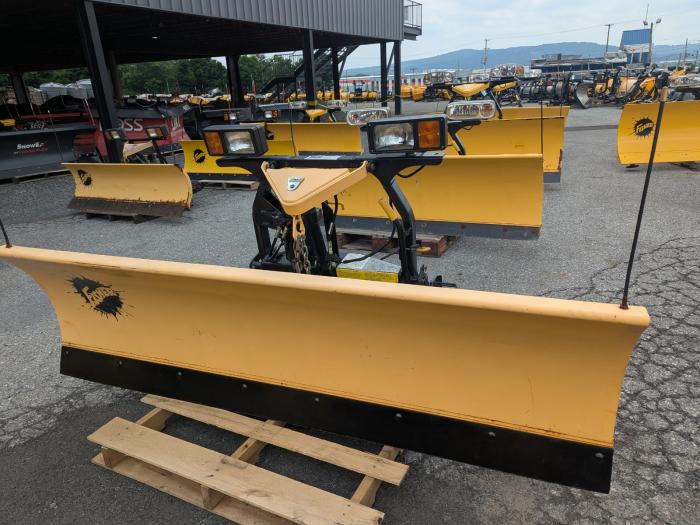 7'6 SD Fisher MM2 3 Plug 1/2 ton Truck Used Complete Setup Snow Plow Minute Mount