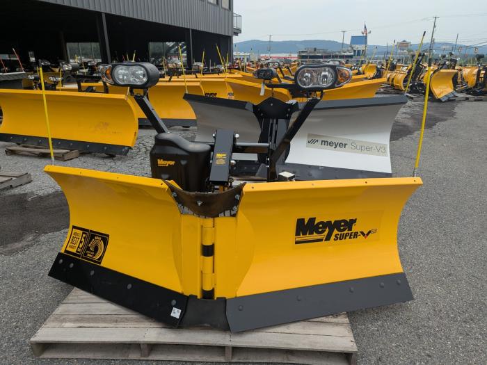 New 7'6 LD Meyer Super V Plow Light-Duty Half-Ton Pickup Round plug Wiring 