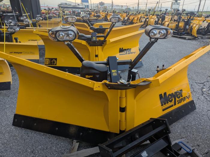 New Complete 9'6 Meyer Super SV2 Plus Plow V-Plow  Round Plug