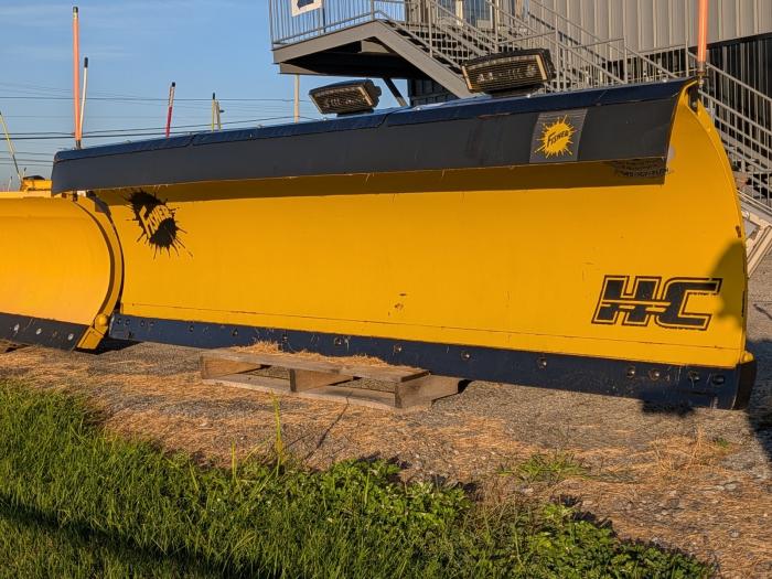 Used 10' Fisher HC LED Contractor Heavy Duty Straight Blade Plow