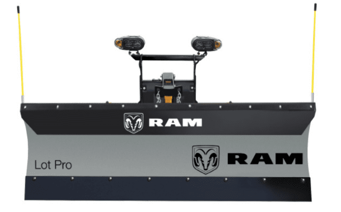 Dodge Ram Branded Meyer 7'6 Lot Pro Plow w/ Standard Operating System LED lights