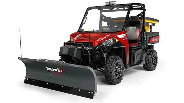 straight blade plow for a utv