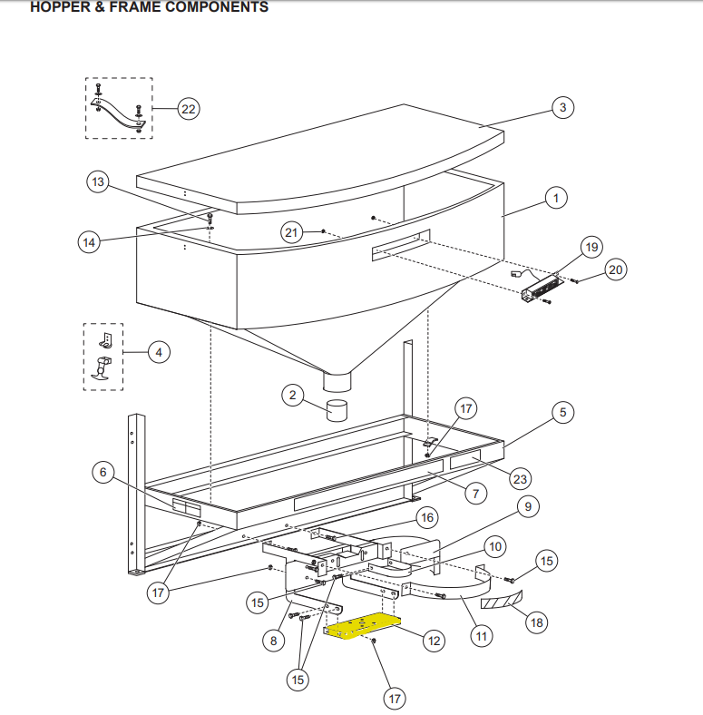 P2020 Bearing Mount Plate