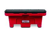 74071 Western Tote Salt Storage Box 6 Cu Ft Red
