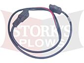 68523 Western / Fisher 4' 2 Pin Battery Cable Power Extension Harness Striker Steelcaster