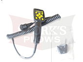Fisher V Plow Handheld Control Round Black Plug 9 Button 9800